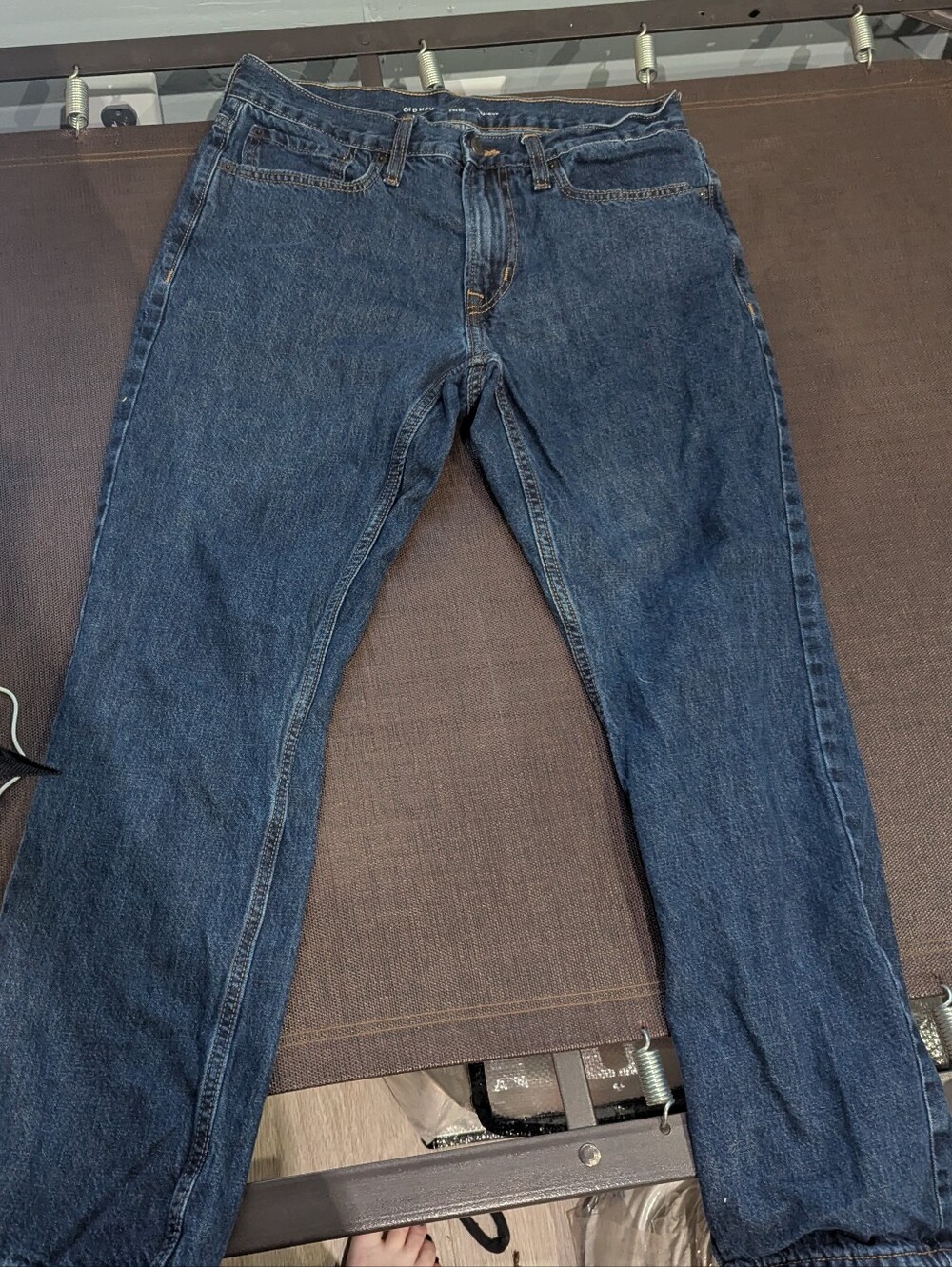 Old Navy Men's Dark Blue Straight Jeans
